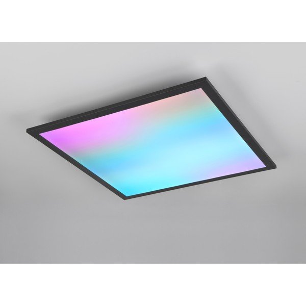 Crna LED stropna svjetiljka 44.5x44.5 cm Beta – Reality-image-1
