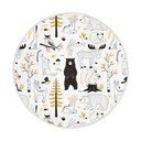 Žuti /bijeli dječji tepih ø 120 cm Comfort – Mila Home