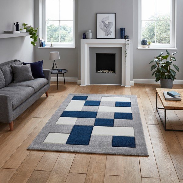 Plavo-sivi tepih Think Rugs Brooklyn, 160 x 220 cm-image-1