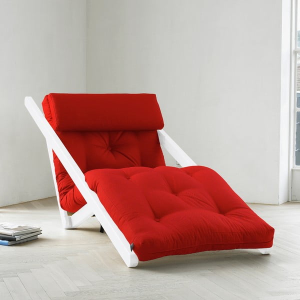 Figura za ležaljke Karup Figo, bijela/crvena, 70 cm