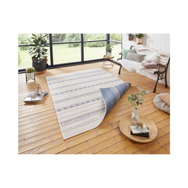 Vanjski plavo-krem tepih NORTHRUGS Bahamas, 160 x 230 cm-image-4