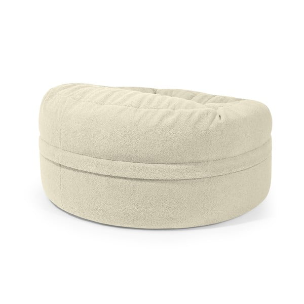 Svijetlo siva vreća za sjedenje od bouclé tkanine Roll 105 – SLOWDOWN-image-3