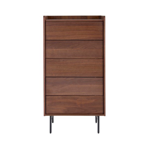 Komoda u dekoru oraha u tamnoj prirodnoj boji 60x118,5x45 cm Örgryte – Jotex