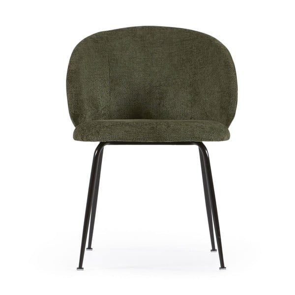 Zelena podstavljena blagovaonska stolica Minna – Kave Home-image-2