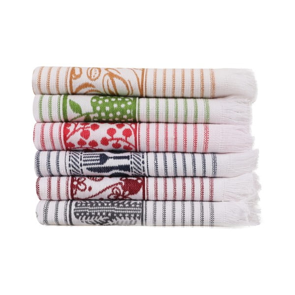 Pamučna kuhinjska krpa 6 kom 40x60 cm Pecete – Foutastic-image-3