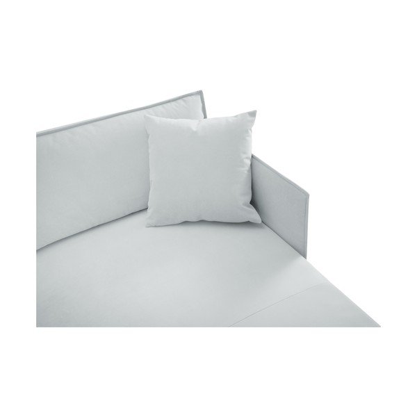 Svijetlo siva baršunasti ležaljka (s desnim kutom) Auguste – Interieurs 86-image-4