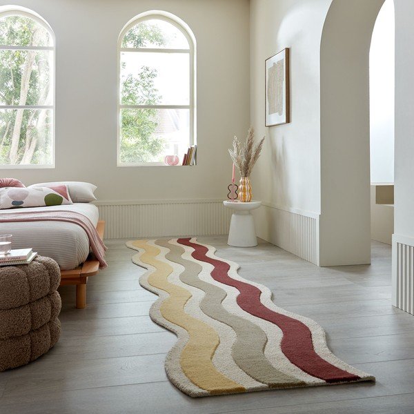 Ručno rađena vunena staza 80x300 cm Cascade Wool – Flair Rugs-image-1