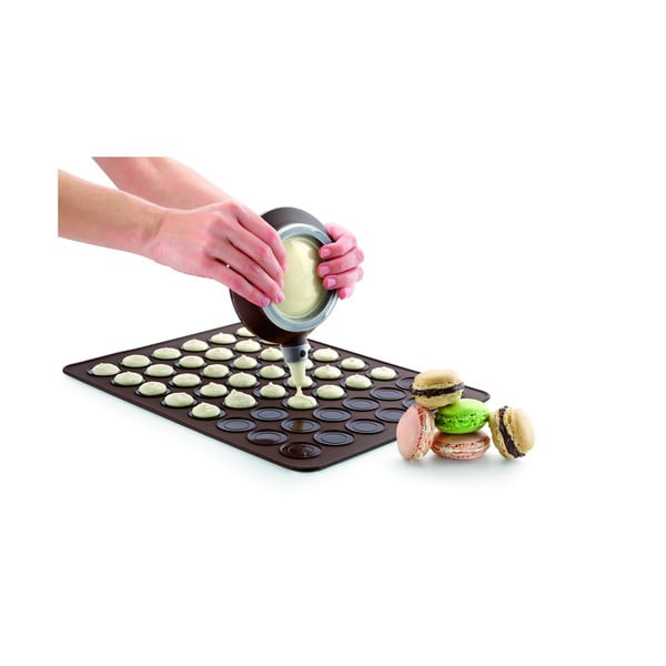 Silikonski set za pripremu makaronsa 18x31 cm – Lékué