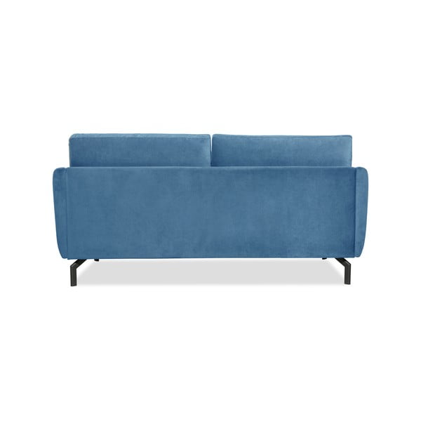 Plava sofa s baršunastom površinom Scandic Magic, širine 190 cm-image-3