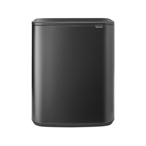 Tamno siva željezna kanta za smeće za odvojeni otpad/na dodir 60 l Bo Touch Bin – Brabantia-image-4