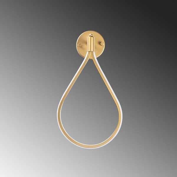 LED zidna lampa u zlatnoj boji Damla – Opviq lights-image-1