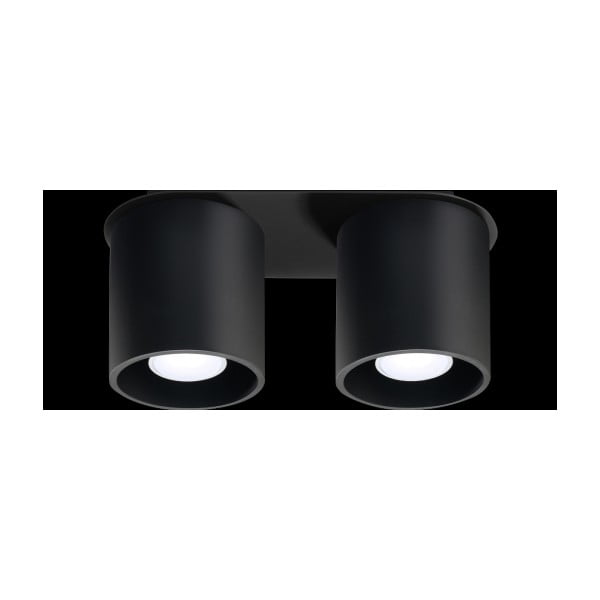 Crna stropna lampa Sollux Roda-image-2