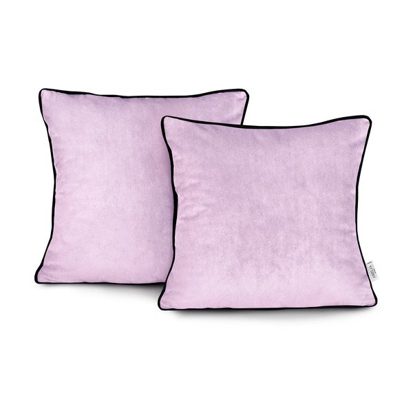 Set od 2 ružičaste jastučnice AmeliaHome Piping, 45 x 45 cm-image-1