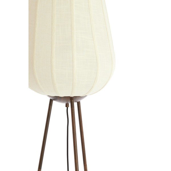 Bijela stojeća svjetiljka s tekstilnim sjenilom (visina 133 cm) Bibury – Light & Living-image-2