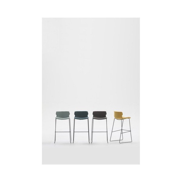 Set od 4 svijetlozelene Marckeric Cala barske stolice-image-2