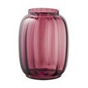 Crvena staklena ručno izrađena vaza (visina 21 cm) – House Nordic