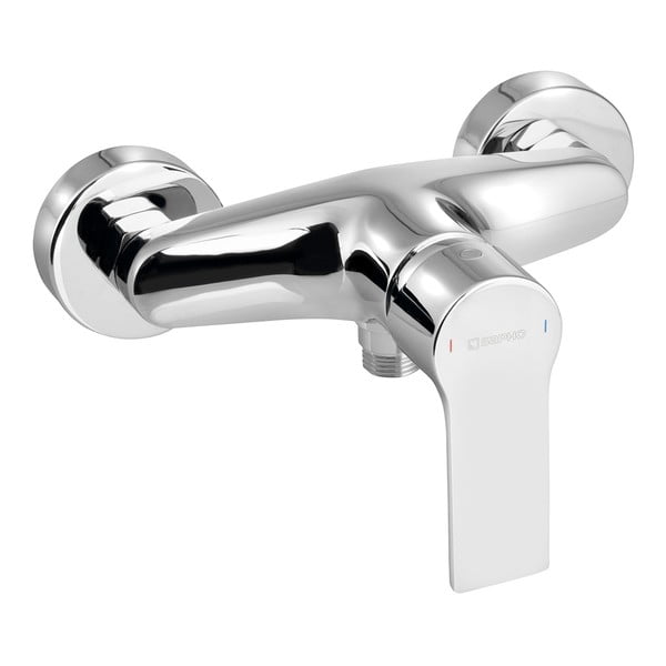 Zidna slavina za tuš u sjajno srebrnoj boji (s 1 izlazom) Pax – Sapho