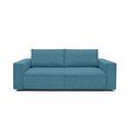 Tirkizna sklopiva sofa od samta 245 cm Nihad – Bobochic Paris