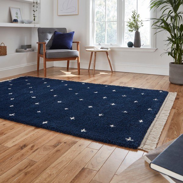 Tamnoplavi tepih Think Rugs Boho Dots, 160 x 220 cm-image-2