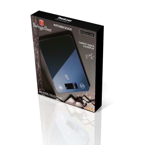 Kuhinjska vaga Aquamarine Metallic Line - BerlingerHaus-image-3