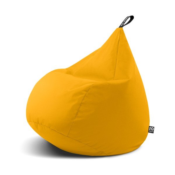 Žuta  vreća za sjedenje Drop XL – So Soft?