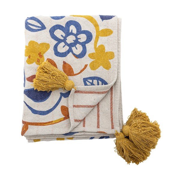 Deka od recikliranog pamuka 130x160 cm Figuria – Bloomingville-image-3