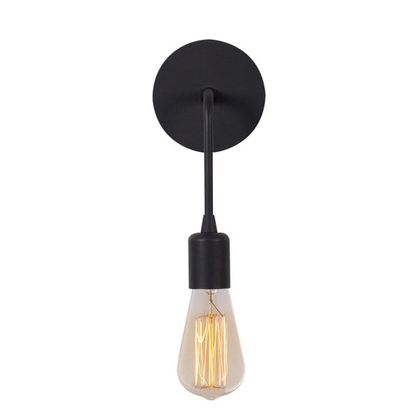 Mat crna zidna lampa Dartini – Opviq lights