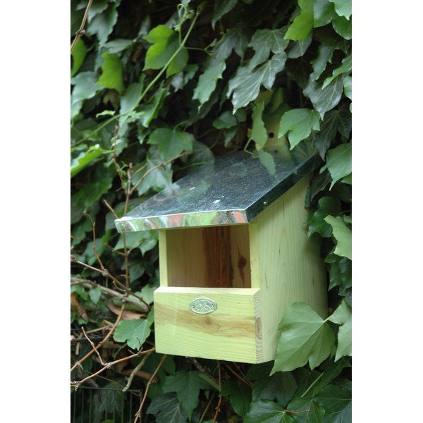 Kućica za ptice muharice od borovine Esschert Design, visina 33,3 cm-image-1