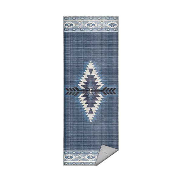 Plava perivia staza 80x200 cm Ethnic Geo – Mila Home