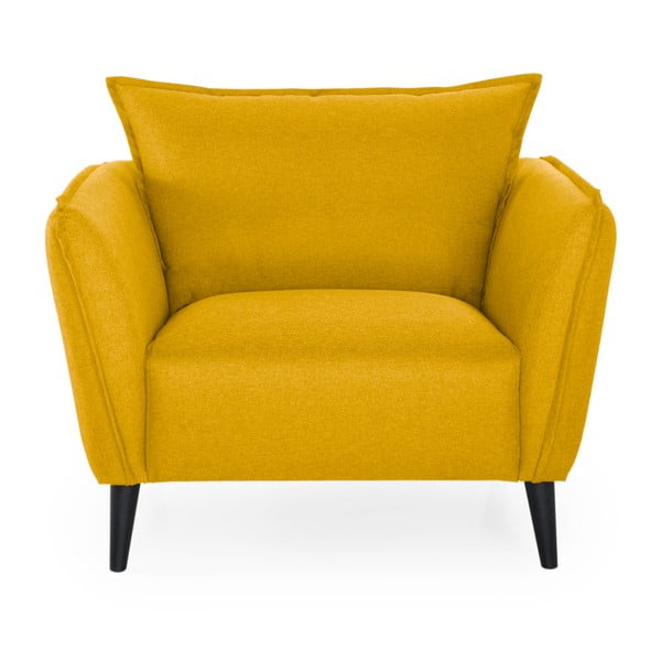 Žuta fotelja Scandic Retro
