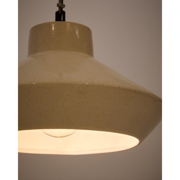 Bež viseća svjetiljka s keramičkim sjenilom ø 31 cm Portol – Kave Home-image-3
