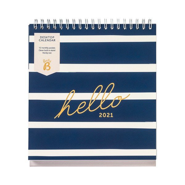 Stolni plavi kalendar Busy B, 13 stranica