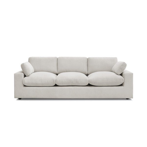 Bež sofa od samta 250 cm Belair – Bobochic Paris