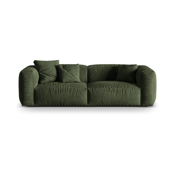 Zelena baršunasti sofa 240 cm Martina – Micadoni 