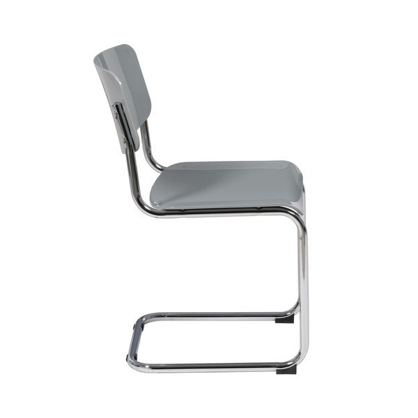 Sive blagovaonske stolice u setu 4 kom Chrome – Ixia-image-3