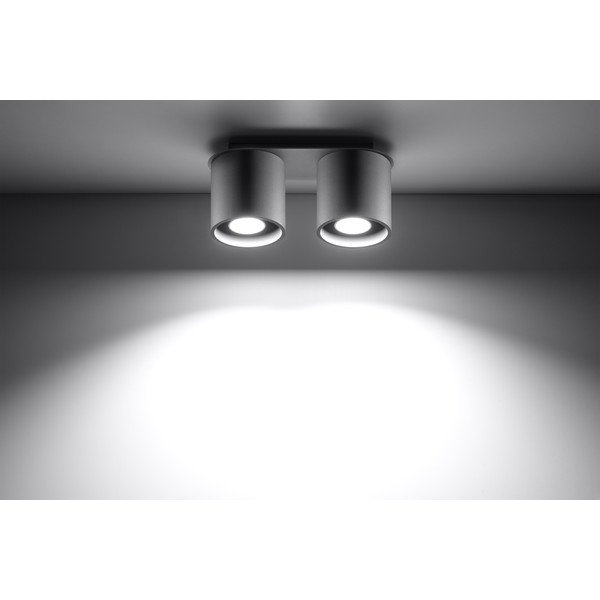 Siva stropna lampa Sollux Roda-image-4