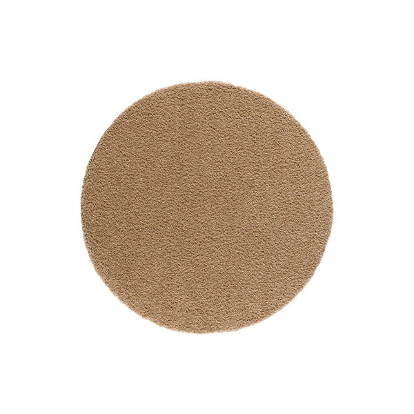 Svjetlo smeđi okrugli tepih ø 130 cm Norge – Universal