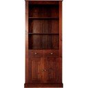Smeđa biblioteka od masivnog bora 181x31 cm Mille – Støraa