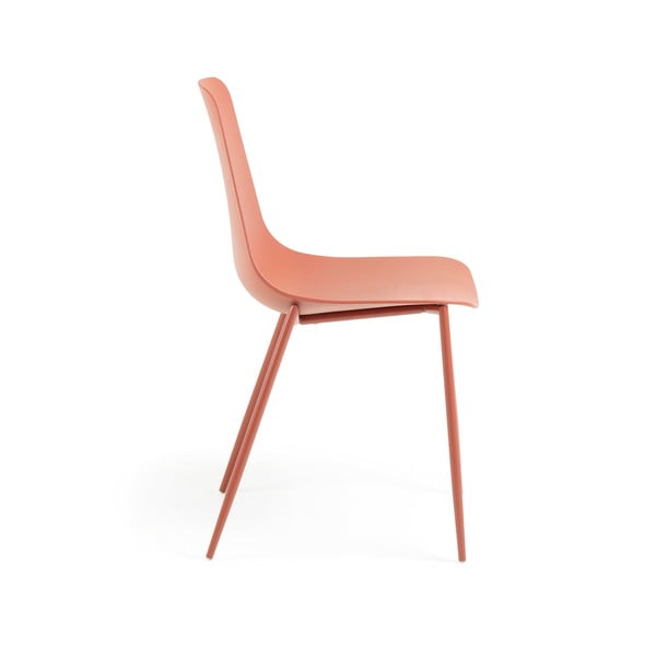 Tamno narančasta blagovaonska stolica Kave Home Wass-image-2