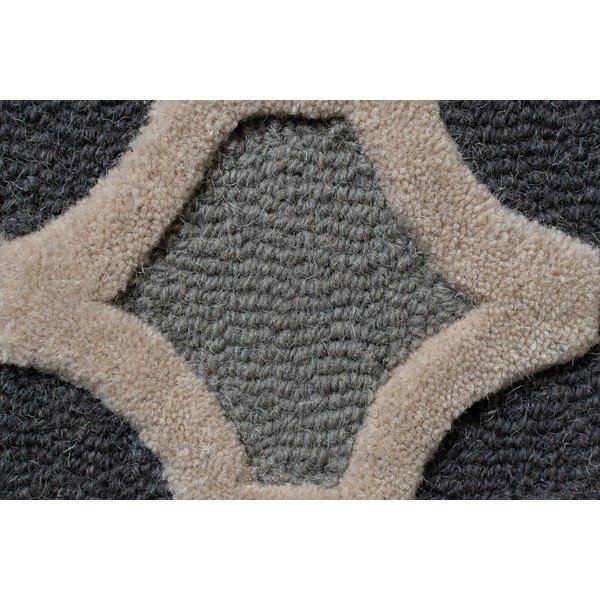 Sivi vuneni tepih 290x200 cm Moorish Amira - Flair Rugs-image-3