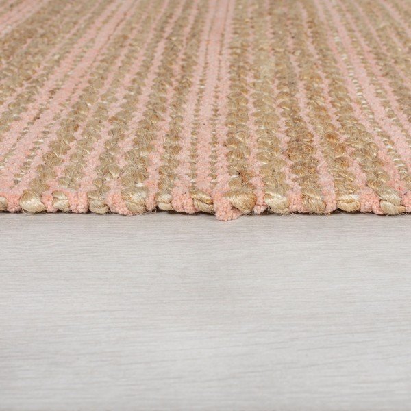 Ružičasti tepih od jute Flair Rugs Equinox, 160 x 230 cm-image-3