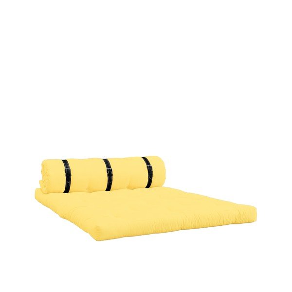 Promjenjivi kauč s bijelim prošivenim kožnim remenima Karup Buckle Up Amarillo-image-4