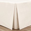 Krem navlaka za okvir kreveta od perkala 90x190 cm Easy Iron Percale – Catherine Lansfield