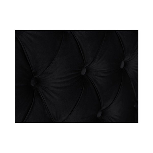 Crno uzglavlje Mazzini Sofas Daisy, 200 x 120 cm-image-4