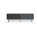 Crna/antracitno siva TV komoda 180x56 cm Nube – Teulat