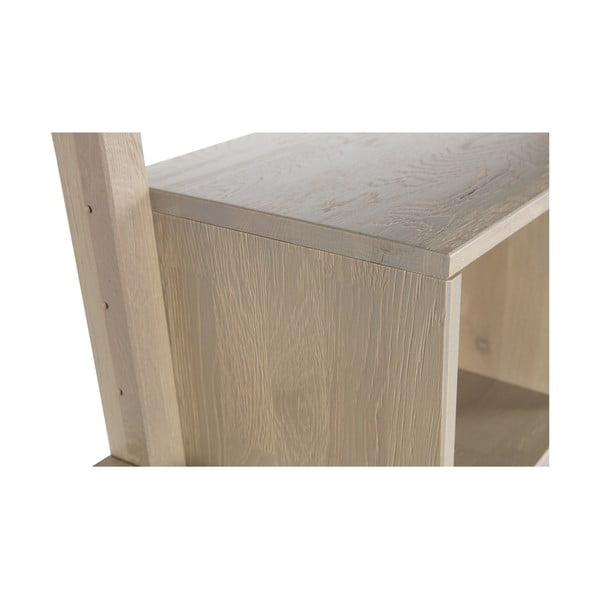 Hrastov radni stol s ladicom za zidni set WOOOD Gyan-image-1