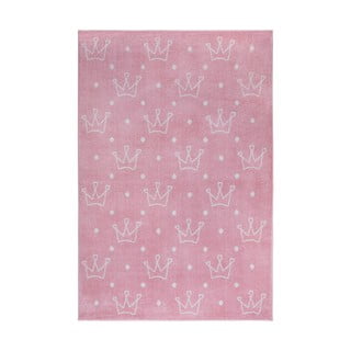 Ružičasti dječji tepih 160x235 cm Crowns – Hanse Home