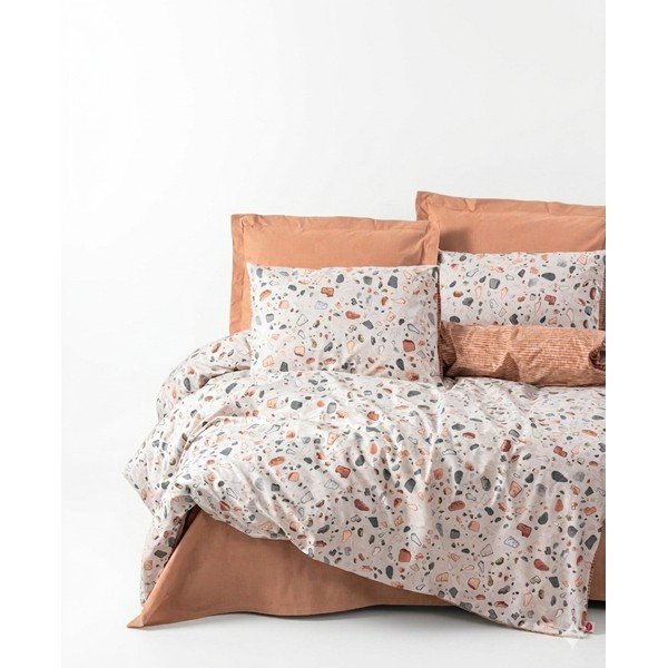 Posteljina za krevet za jednu osobu od renforce pamuka 140x200 cm Earth-Inspired Calm – Mila Home Luxury