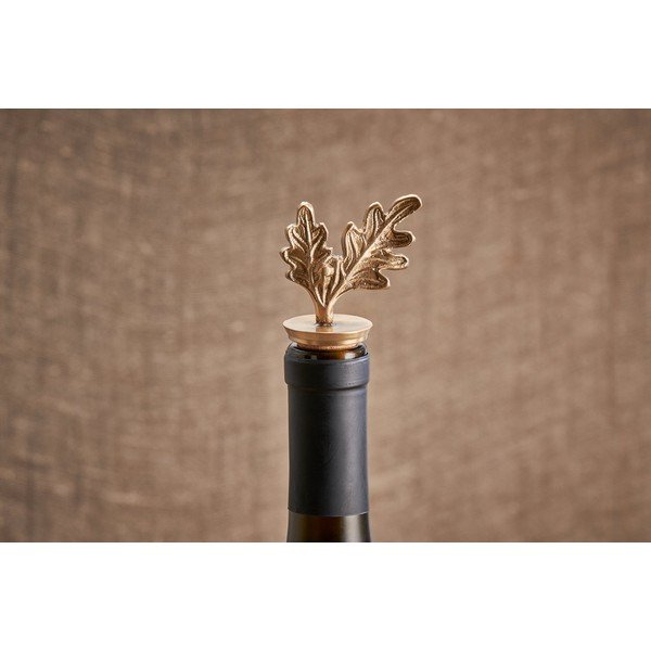 Vinski čep iz pluta i lista od mjedenog hrasta-image-1