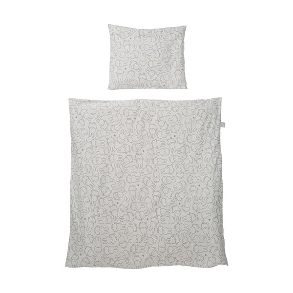 Pamučna dječja posteljina za dječji krevetić 80x80 cm Miffy – Roba